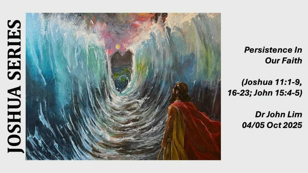 Becoming God’s People Means : Persistence In Our Faith Image