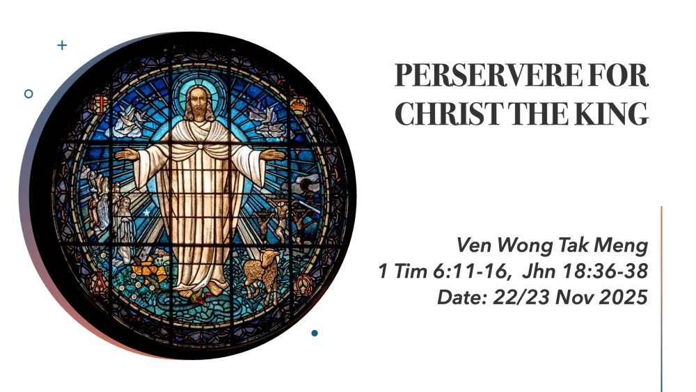 Persevere for Christ the King Image