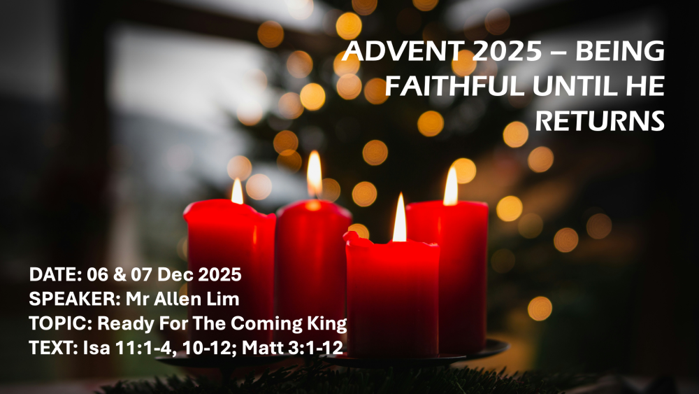 Ready For The Coming King Image