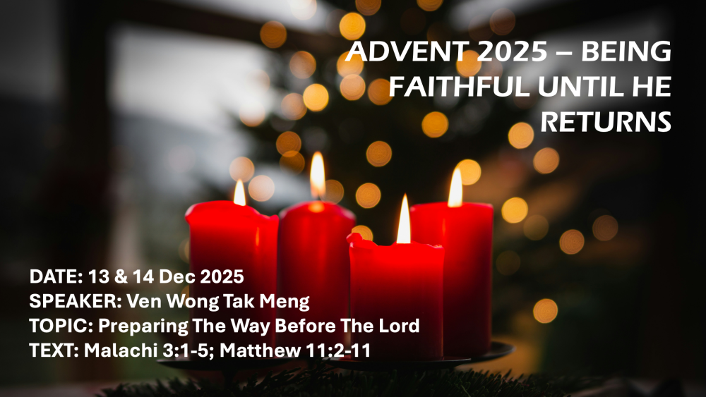 Preparing The Way Before The Lord