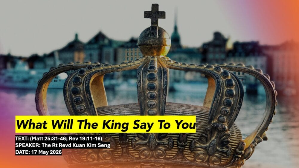 What Will The King Say To You Image