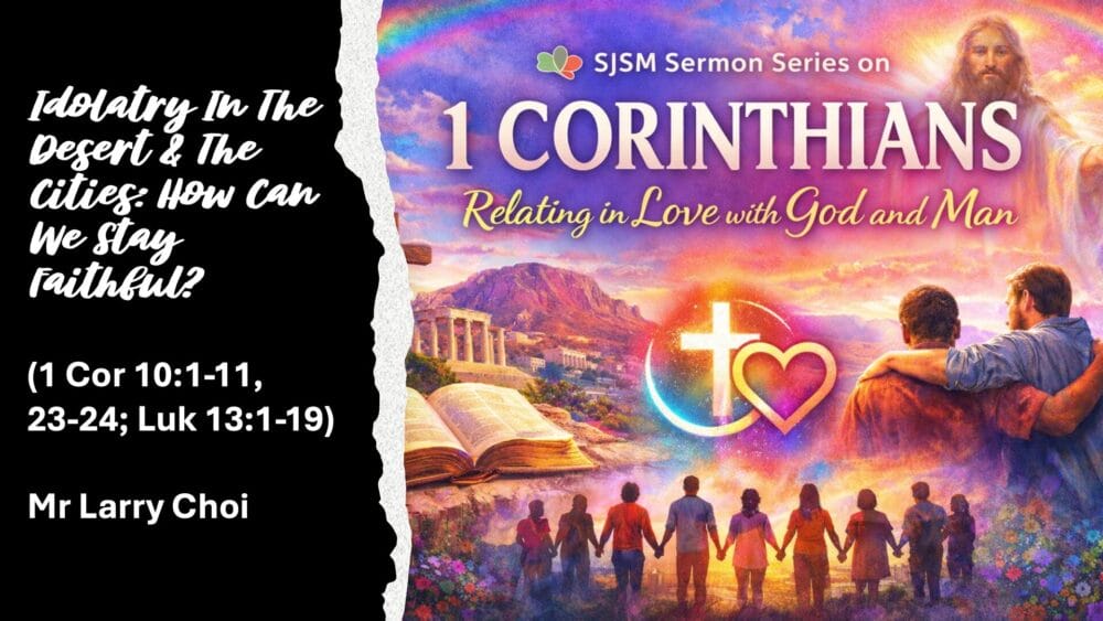 Idolatory in the Desert and the Cities: How Can We Stay Faithful? Image